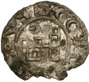 Denier - Ralph II, France, 1242-1250 reverse image