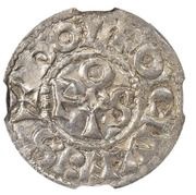Denier - Odo I, France, 1012-1044 reverse image