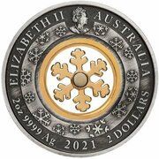 2 Dollars - Elizabeth II 6th Portrait - Christmas Wonderland obverse image