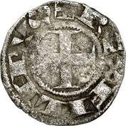 Denier - Philip II Augustus as Regent obverse image
