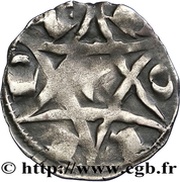 Denier - William I of Chauvigny Crescent reverse image