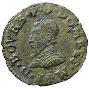 Denier Tournois - Francis II obverse image