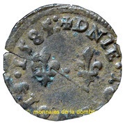 Denier Tournois - Francis II, France, 1585 reverse image