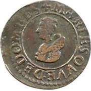 Denier Tournois - Mary obverse image