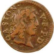 Denier Tournois - Gaston d'Orléans 10th type obverse image