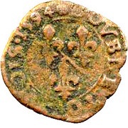 Double Tournois - Henry II, France, 1594-1596 reverse image