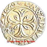 Liard - Gaston and Mary Posthumous, France, 1628-1629 reverse image
