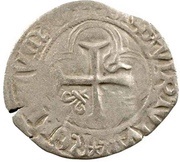 ½ Blanc - John II of Bourbon, France, 1470-1488 reverse image