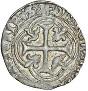 Blanc - Peter II, count of Clermont, France, 1483-1488 reverse image