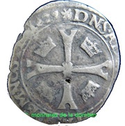 Douzain - Gaston and Mary Posthumous, France, 1629 reverse image