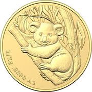 2 Dollars - Elizabeth II 6th Portrait - Mini Koala; Gold Bullion, Australia, 2021 reverse image