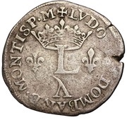Double Sol Parisis - Louis II obverse image