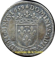 1⁄12 Ecu - Anna Mary Louise 1st type, France, 1659 reverse image