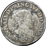 1⁄12 Ecu - Anna Mary Louise 3rd type, France, 1664 obverse image