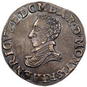 Teston - Henry II 1st type obverse image