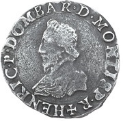 Teston - Henry II 3rd type obverse image