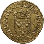Gold Ecu - Louis II, France, 1574-1575 obverse image