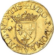 Gold Ecu - Louis II obverse image