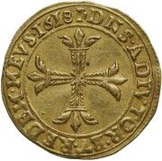 Gold Ecu - Mary, France, 1618 reverse image