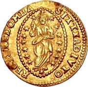 Gold Sequin - Imitation of Francis Molino, Doge of Venice, France, 1652-1693 reverse image