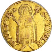 Gold Guilder - Charles II of Navarre reverse image