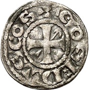 Denier - Geoffrey III obverse image