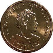 2 Dollars - Elizabeth II 6th Portrait - Remembrance Day - Peacekeeping 75 Years obverse image