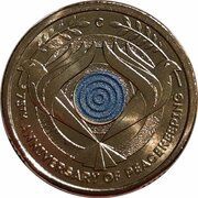 2 Dollars - Elizabeth II 6th Portrait - Remembrance Day - Peacekeeping 75 Years, Australia, 2022 reverse image