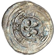 Denier Flower and Eagle obverse image