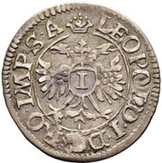 Kreuzer - Leopold I, France, 1664-1671 reverse image