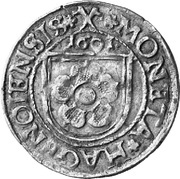 Triple Kreuzer - Rudolf II obverse image