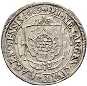 12 Kreuzer - Leopold I baroque shield obverse image