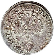 12 Kreuzer - Ferdinand II Large Arms reverse image