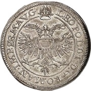 ½ Florin or Thaler - Leopold I, France, 1668-1671 reverse image