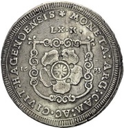 Silver Florin or Guldenthaler - Leopold I Type 2 obverse image