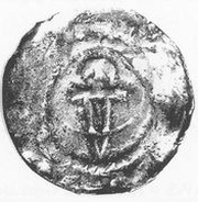 Denier - Régnier V Mons obverse image