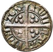 Sterling - John II of Avesnes Mons, France, 1291-1295 reverse image