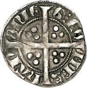 Sterling "with Lozenge" William I of Avesnes reverse image