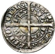 ½ Groat "obol blanche" - William I of Avesnes, France, 1326-1329 reverse image