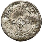 ½ Groat - Albert of Bavaria, France, 1389-1404 reverse image