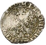 ½ Groat "Drielander" - Jacqueline and John IV of Brabant obverse image