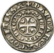 2 Sterlings - Margaret I of Constantinople, France, 1269-1280 reverse image