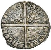 Groat "with Monogram" - William III of Bavaria, France, 1356-1389 reverse image