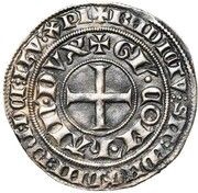 Groat "Tournois" - WIlliam III of Bavaria, France, 1361-1389 reverse image