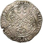 Groat "Drielander" - Jacqueline and John IV of Brabant obverse image