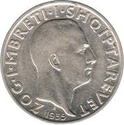 2 Franga Ari - Zog I obverse image
