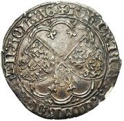 2 Groats "Drielander"- Jacqueline and John IV of Brabant obverse image