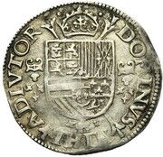 ⅕ Ecu - Philip II, France, 1581-1582 reverse image