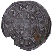 Denier - Humbaud, France, 1095-1120 reverse image