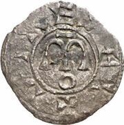 Denier - Odo I, France, 1052-1085 reverse image